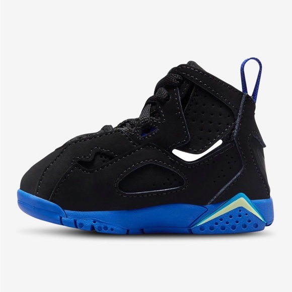 NWT Jordan True Flight Toddler Sneaker Size 4C Black and Royal Blue - Picture 2 of 16
